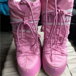 Moon Boot Pink Winter & Rain Boots